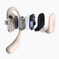 Belaidės ausinės Shokz OpenFit beige 9