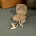 Belaidės ausinės Shokz OpenFit beige 20