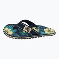 Šlepetės per pirštą Gumbies Islander blue hibiscus 10