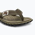 Šlepetės per pirštą Gumbies Islander khaki 7
