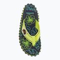 Šlepetės per pirštą Gumbies Islander lime hibiscus 5