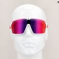 Rudy Project Spinshield baltos ir rausvos spalvos fluo matiniai/daugiabriauniai raudoni dviratininkų akiniai SP7238580004 8
