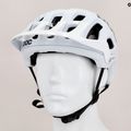 POC Tectal Race MIPS NFC hydrogen white/fluorescent orange avip dviračių šalmas 13