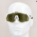 SCICON Aeroshade Kunken white gloss/scnpp green trail dviračių akiniai EY31150800 8