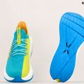 Moteriški bėgimo bateliai HOKA Carbon X 3 blue-yellow 1123193-CEPR 14