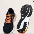 Brooks Glycerin 20 vyrų bėgimo bateliai juodi/klasikiniai mėlyni/orange 12