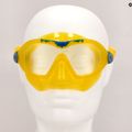 Aqualung vaikiška nardymo kaukė Mix yellow/petrol 7