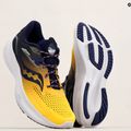 Saucony Ride 15 vyriški bėgimo bateliai tamsiai mėlyna ir geltona S20729-65 15