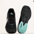 Vyriški teniso batai HEAD Revolt Court black/teal 17