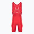 Vyriškas kombinezonas Nike Grappler Elite Singlet scarlet/white 2