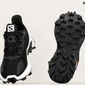 Salomon Alphacross Blast vaikiški bėgimo bateliai juoda/balta/juoda 15