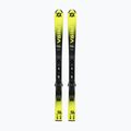 Vaikiškos kalnų slidės Völkl Racetiger Jr Yellow + apkaustai 4.5 VMotion Jr 100-120 cm black