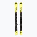 Vaikiškos kalnų slidės + apkaustai Völkl Racetiger Jr Yellow+7.0 VMotion Jr 130-160 cm
