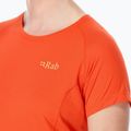 Moteriški trekingo marškinėliai Rab Sonic orange QBL-02 3
