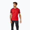 Vyriški marškinėliai Rab Force ascent red/oxblood red