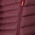 Moteriška pūkinė striukė Rab Microlight Alpine maroon QDB-13-DEH-08 5