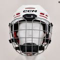 CCM Tacks 70 Combo jaunimo ledo ritulio šalmas baltas 4109872 14