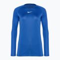 Moteriški termoaktyvūs marškinėliai ilgomis rankovėmis Nike Dri-FIT Park First Layer LS royal blue/white