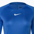 Moteriški termoaktyvūs marškinėliai ilgomis rankovėmis Nike Dri-FIT Park First Layer LS royal blue/white 3