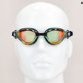 Arena plaukimo akiniai Cobra Tri Swipe Mirror yellow copper/army 10