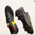 Vyriški futbolo bateliai Diadora Brasil Elite Veloce ITA LPX juodi ir bordiniai DD-101.178785-D0136-43 18