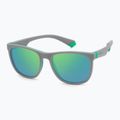 Vaikiški akiniai nuo saulės Polaroid PLD 8049/S grey green/greygreen mirror polarized 2