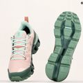 Moteriški trekingo batai On Cloudwander Waterproof pink-green 7398278 11