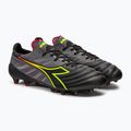 Vyriški futbolo bateliai Diadora Brasil Elite Veloce ITA LPX juodi ir bordiniai DD-101.178785-D0136-43 4