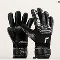Reusch Attrakt Infinity Finger Support Junior vaikiškos vartininko pirštinės juodos 5372720-7700 9