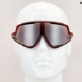 Dviračių akiniai 100% Glendale Mirror Lens matiniai permatomi rudos spalvos išblukimas/ hiper sidabro spalvos 7