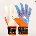 PUMA Ultra Grip 3 Rc oranžinės ir mėlynos vartininko pirštinės 41816 05 7