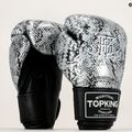 Top King Muay Thai Super Star Snake juodos bokso pirštinės TKBGSS-02A-BK 7
