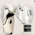 Top King Muay Thai Super Star Snake baltos bokso pirštinės TKBGSS-02A-WH 7