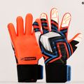 4keepers Evo Lanta NC vaikiškos vartininko pirštinės juodos/baltos/mėlynos/apelsininės 10