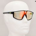 Vaikiški dviratininko akiniai Julbo Fury S Reactiv 1-3 Light Amplifier matiniai juodi/pilki 10