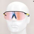 Julbo Dencity Reactiv 1-3 High Contrast matiniai juodi/gelsvi dviratininkų akiniai 10