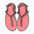 Moteriški basų kojų sandalai Xero Shoes Aqua Cloud moel/sunset coral 8