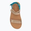 Moteriški barefoot sandalai Xero Shoes D-Trail irish / cream / lake / blue 6