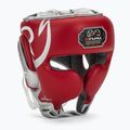 Bokso šalmas Rival RHG100 Professional Headgear red/silver