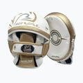 Treniruočių letenos Rival Professional Punch Mitts white/gold
