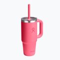 Puodelis Hydro Flask Travel Tumbler Clear Lid 710 ml popstar pink 2