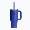 Puodelis Hydro Flask Travel Tumbler Clear Lid 710 ml capri blue