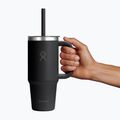 Puodelis Hydro Flask Travel Tumbler Clear Lid 710 ml black 5