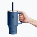 Termo puodelis Hydro Flask Travel Tumbler Clear LID 945 ml harbor blue 5