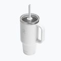 Termosas Hydro Flask Travel Tumbler Clear Lid white 3
