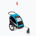 Burley D'Lite X vienvietė dviračių priekaba mėlyna BU-938102