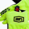 Dviračių pirštinės 100% Cognito geltonos/juodos spalvos 4