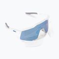 Dviračių akiniai 100% Speedcraft Multilayer Mirror Lens matiniai balti/hiper blue 6