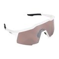 Dviračių sporto akiniai 100% Speedcraft Mirror Lens matiniai balti/hiper sidabriniai