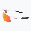 100% Speedcraft Sl Multilayer Mirror Lens soft tact off white/hiper red dviračių akiniai 4